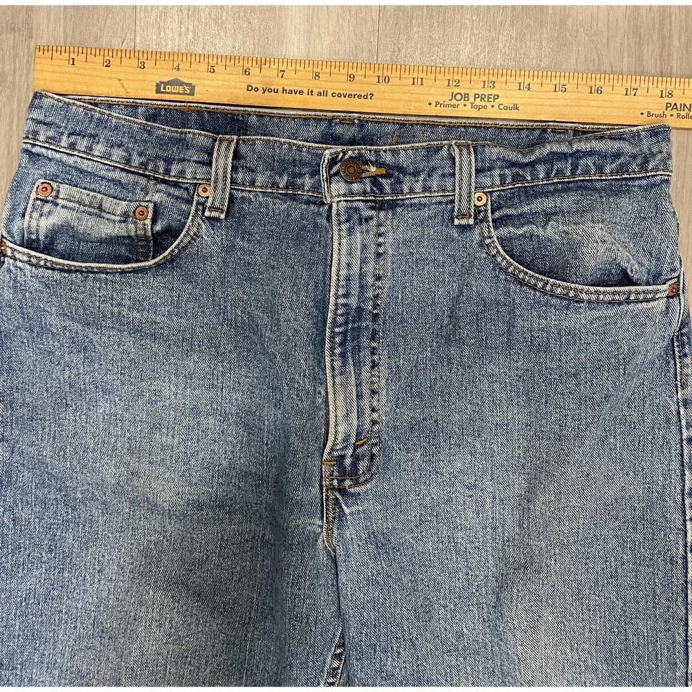 Vintage Red TAB‎ LEVIS Jeans Mens 38x32 Relaxed Fit 550 Made In USA 90s EUC